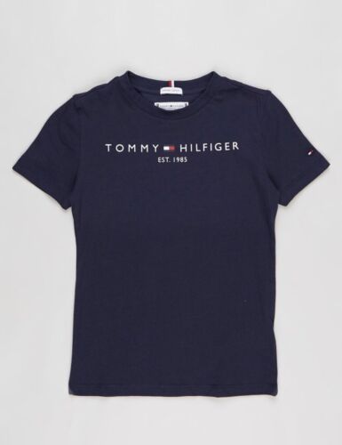 Tommy Hilfiger algodón orgánico Camisetas con logotipo azul marino ( Kids Unisex ) $40 - Imagen 1 de 6