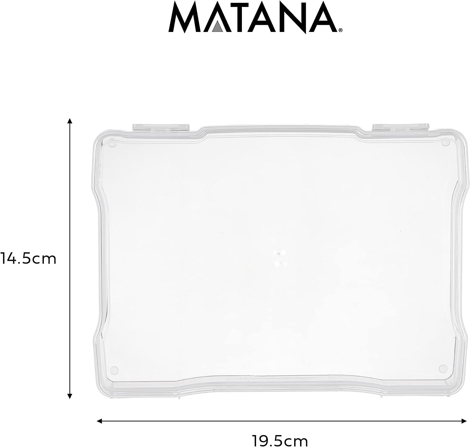 Matana 5"x7" Clear Storage Box Photo & Crafts Organiser eBay