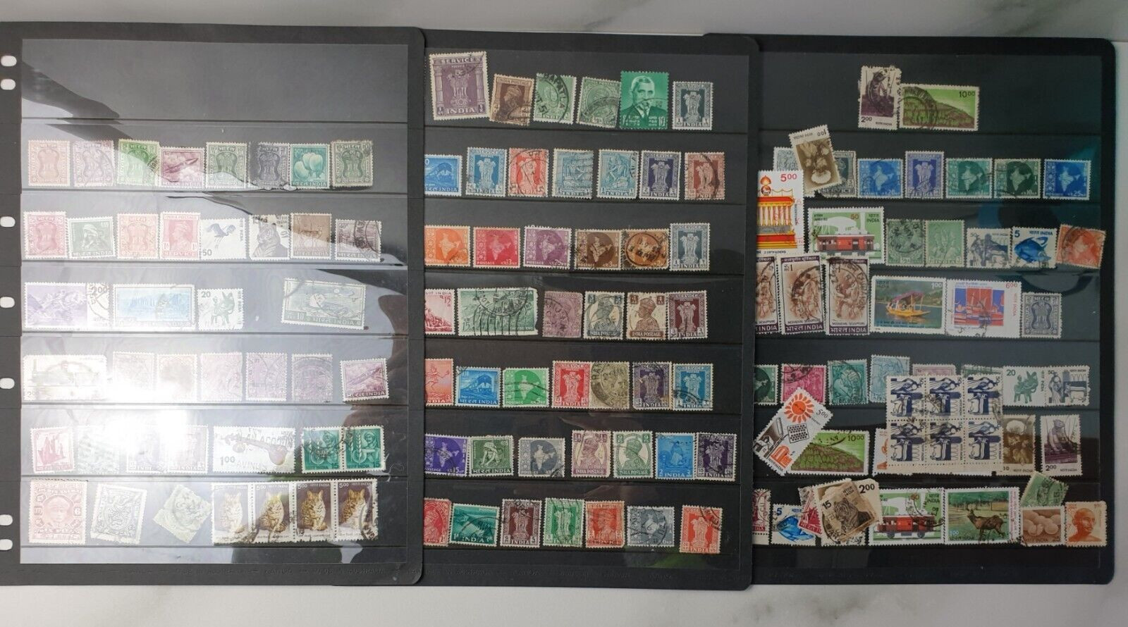 India Stamp Collection Vintage Bharat