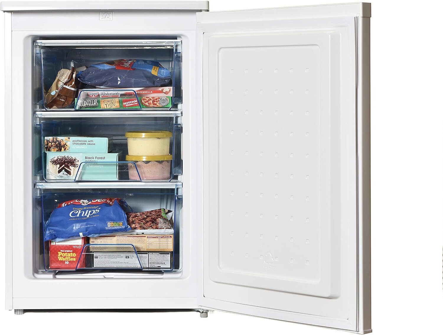 Igenix Under Counter Larder Fridge White Freestanding 55cm Wide IG355W eBay
