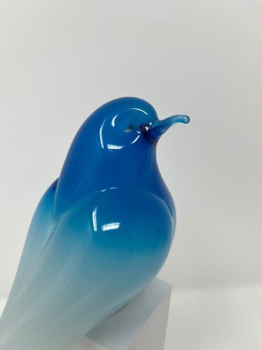 Vintage Murano Glas Vogel auf Sockel - Bild 7 von 9