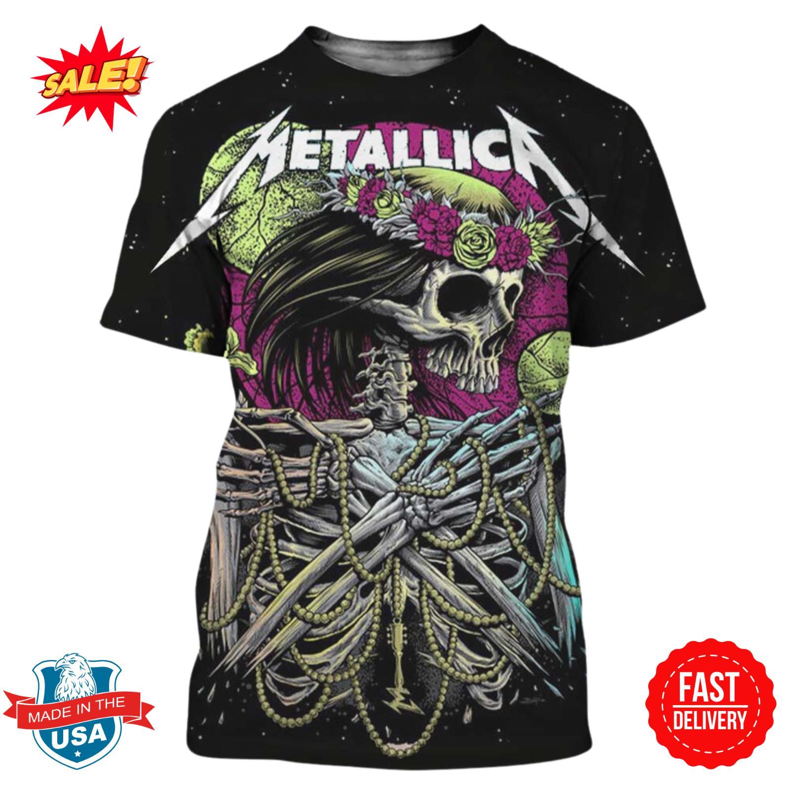 Metallica All Within My Hands 2024 Giving Tuesday 3D T-Shirt