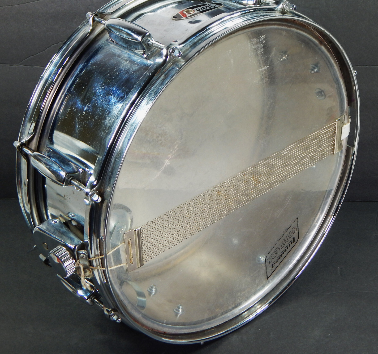 PEARL REMO WEATHER KING AMBASSADOR BATTER DRUM USA 14" SKINS LUDWIG