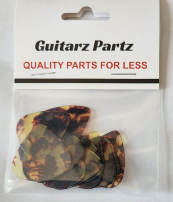 351 UNPRINTED  Brown Colored Medium Guitar Picks .71mm Celluloid 12 picks