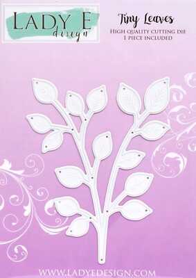 Lady E Design Tiny Leaves Stanzschablone