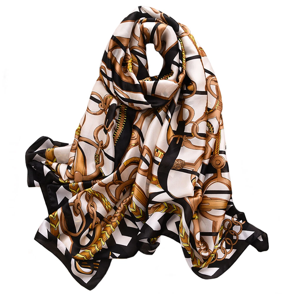 chain pattern scarf