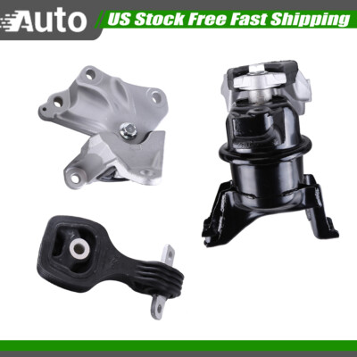 Engine Motor & Trans Mount Set 3PCS. 2012-2013 for Honda Civic 1.8L for Auto.