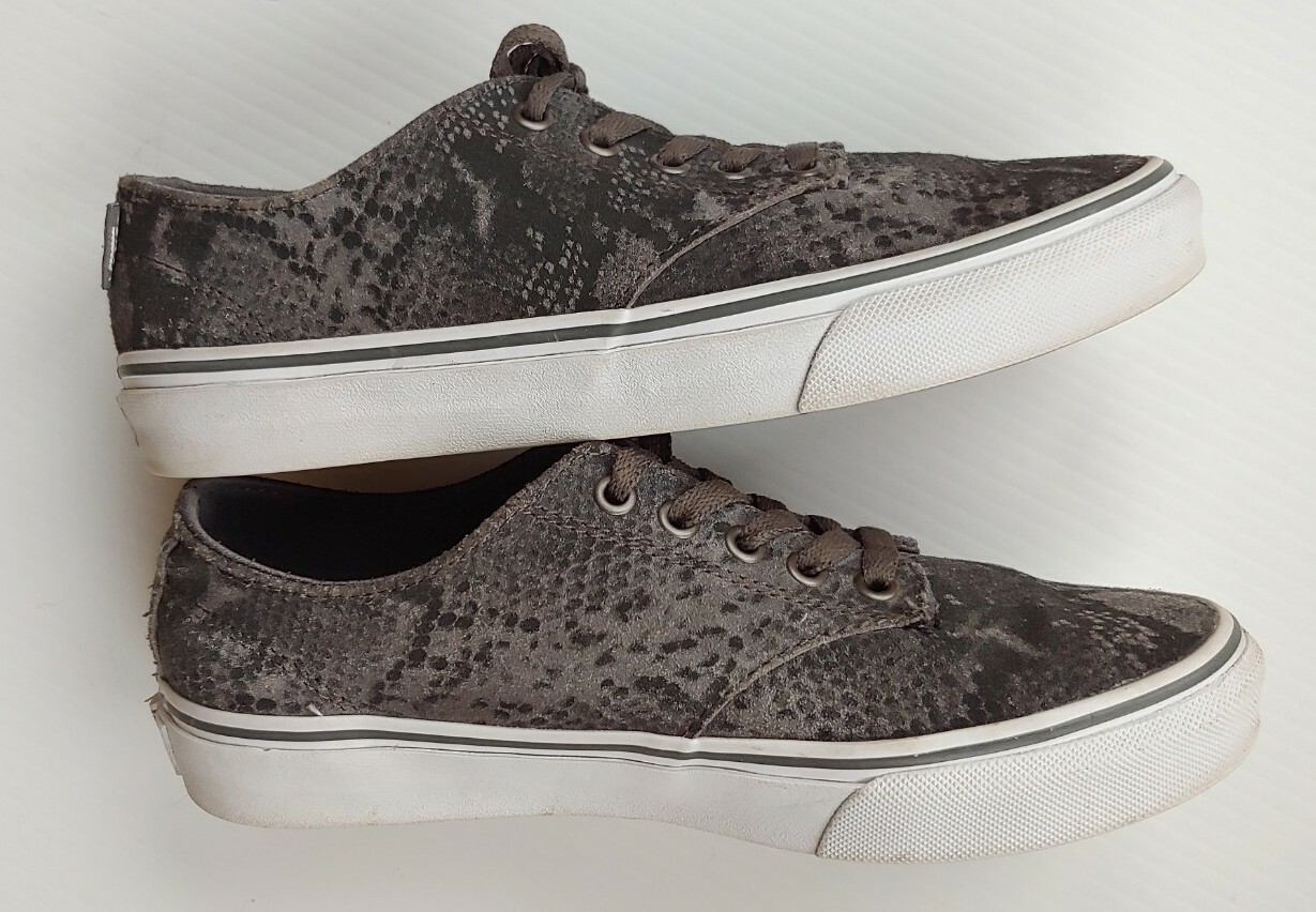 Vans Authentic Suede Snakeskin Pattern Womens 7 D… - image 6