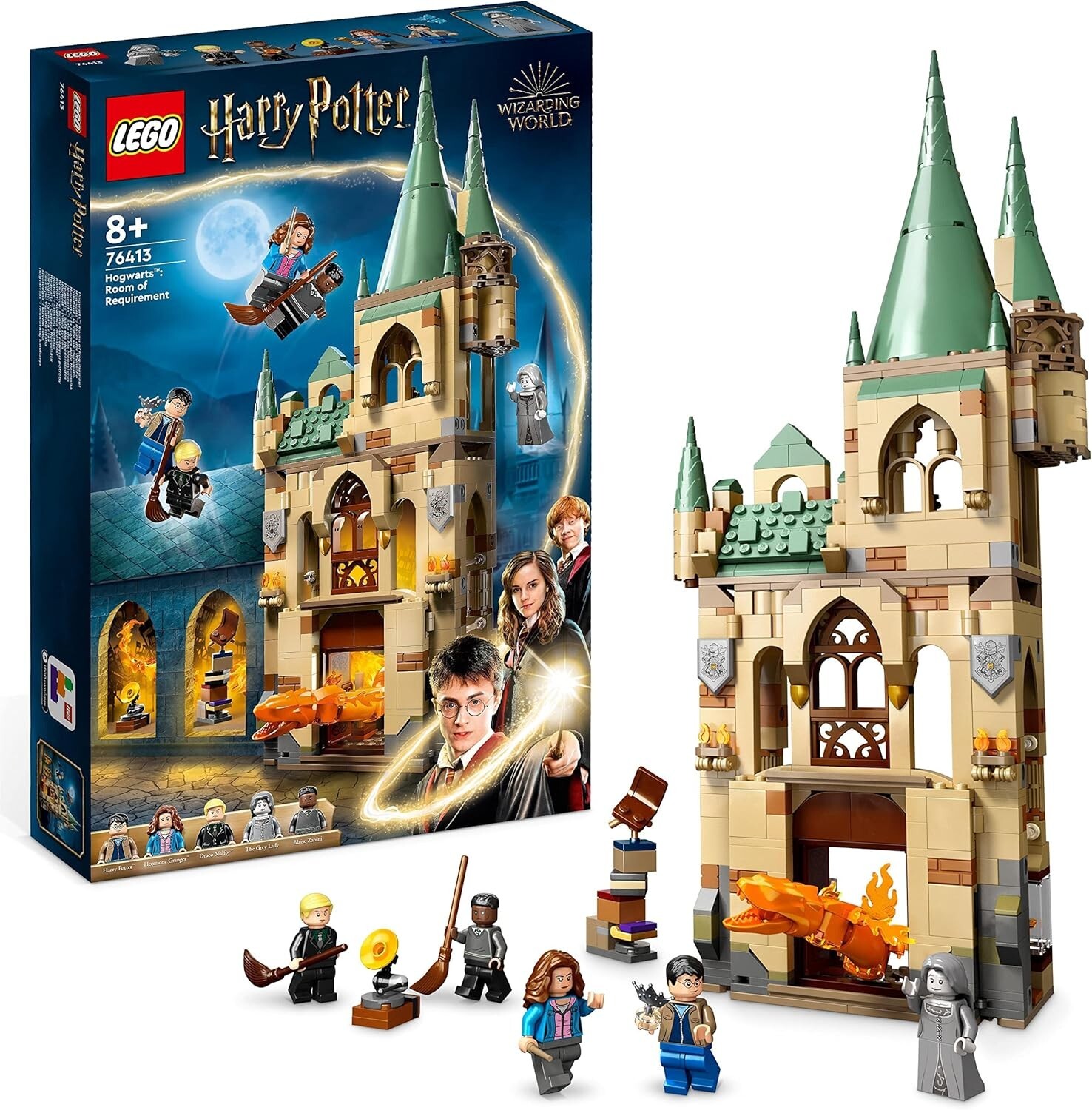 LEGO Harry Potter 76413 Salle sur Demande avec figurines incluses