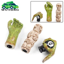 Universal Skull Head Manual Car Gear Stick Shifter Knob Shift Lever Handle