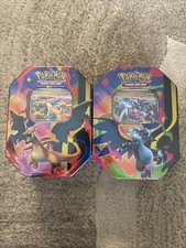 Pokemon Mega Charizard -Set of 2- Tins