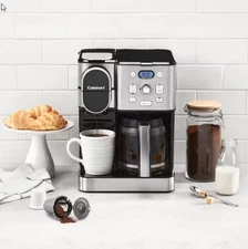 Cuisinart Coffee Center SS-16 12-Cup 2-in-1 Coffee Maker - Black Stainless Steel