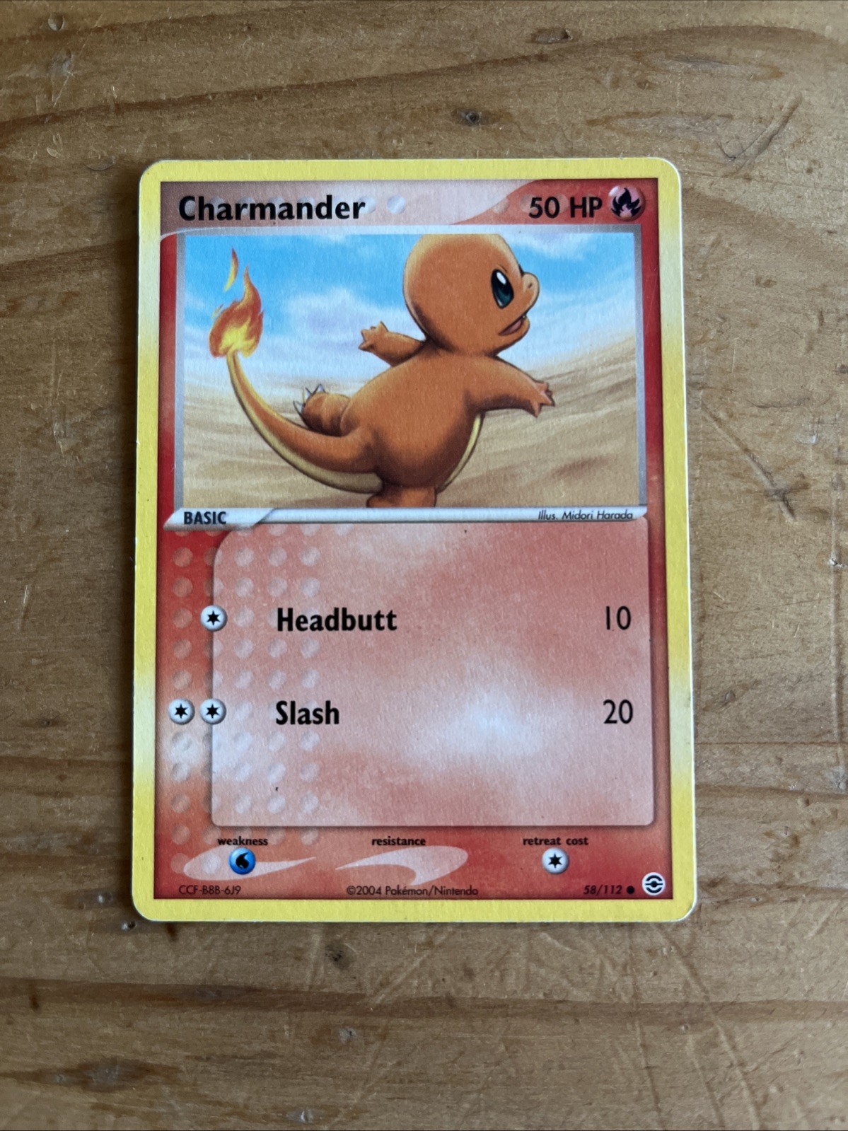Charmander 58/112 Common FireRed & LeafGreen Pokemon