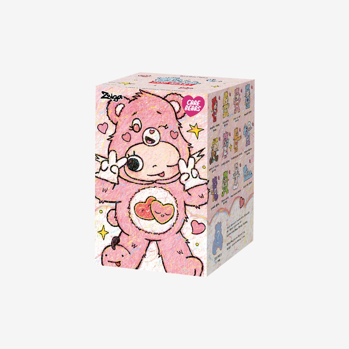 POP MART Zsiga × Care Bears Series Figures 2.48-4.25inches