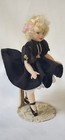 VTG Porcelain Bisque Dancer Doll in Pantaloons & Petticoat 4.25" with stand — photo 2