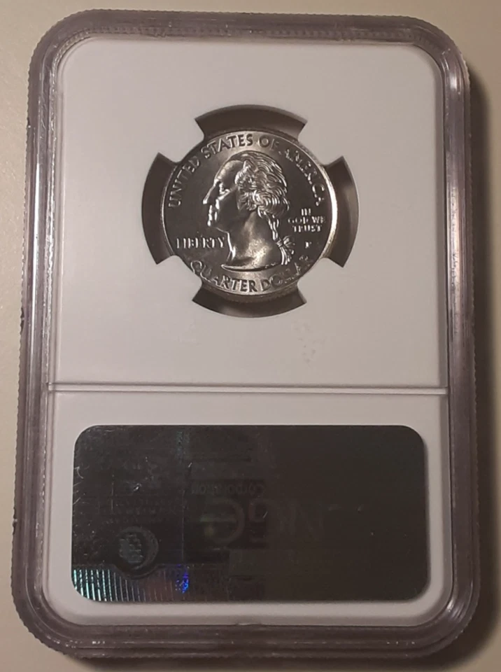 2009 P 25c U.S. VIRGIN ISLANDS NGC MS67 Commemorative Quarter dollar (Box 642) - Image 3 of 4
