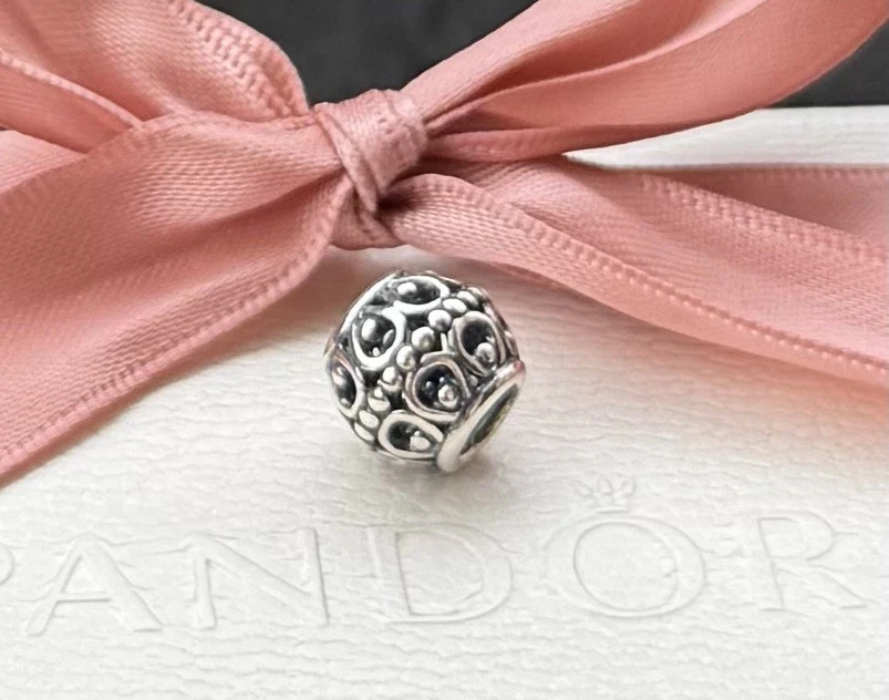 Original Pandora Kugel Charm „Schmuckkorb“ 925 silber #790458