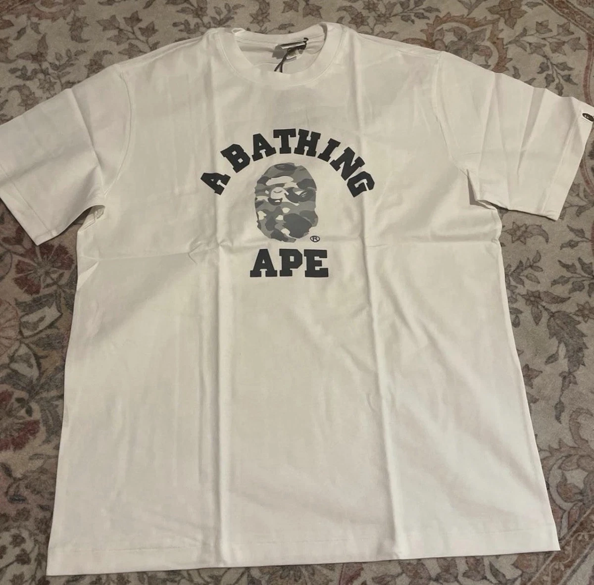 A Bathing Ape White Size XL Shirts for Men for sale | eBay