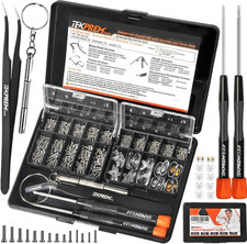 Kit magnetico reparacion gafas con tornillos pinzas destornillador y nariceras