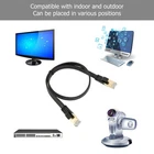 Cat 8 Ethernet Cable 40Gbps 2000Mhz RJ45 Male Interface 0.5meters/19.7in