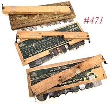 Box 1 2 3 STANLEY TOOLS 55 Plane cutter irons