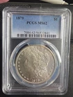 1879 Morgan Silver Dollar Ms 62 PCGS