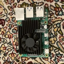 Raspberry Pi 1GB RAM Single Board Computer w/ Heatsink Fan, 16GB SanDisk microSD