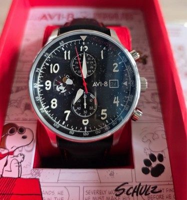 AVI-8 Chronograph Peanuts Snoopy Flying Ace Limited Edition 43 mm