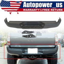 Black For 2005-2015 Toyota Tacoma Pickup Rear Step Bumper Assemblys 05-15
