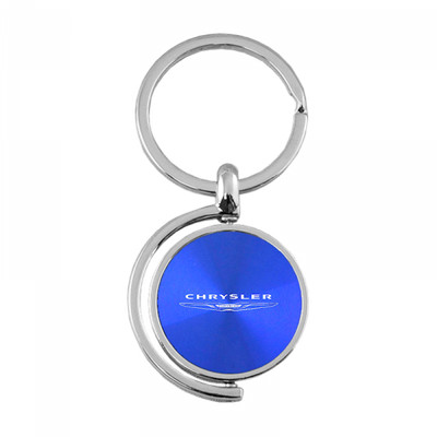 Chrysler Spinner Key Chain Blue Official Licensed
