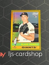 2025 Topps Heritage High Number Blade Tidwell RC Gold Border Chrome VAR /50 J1