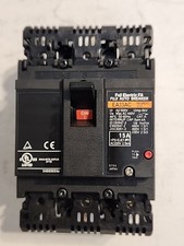 Pre-Owned Fuji Electric EA33AC 15A 15 Amp 3 Pole Circuit Breaker - Free Ship