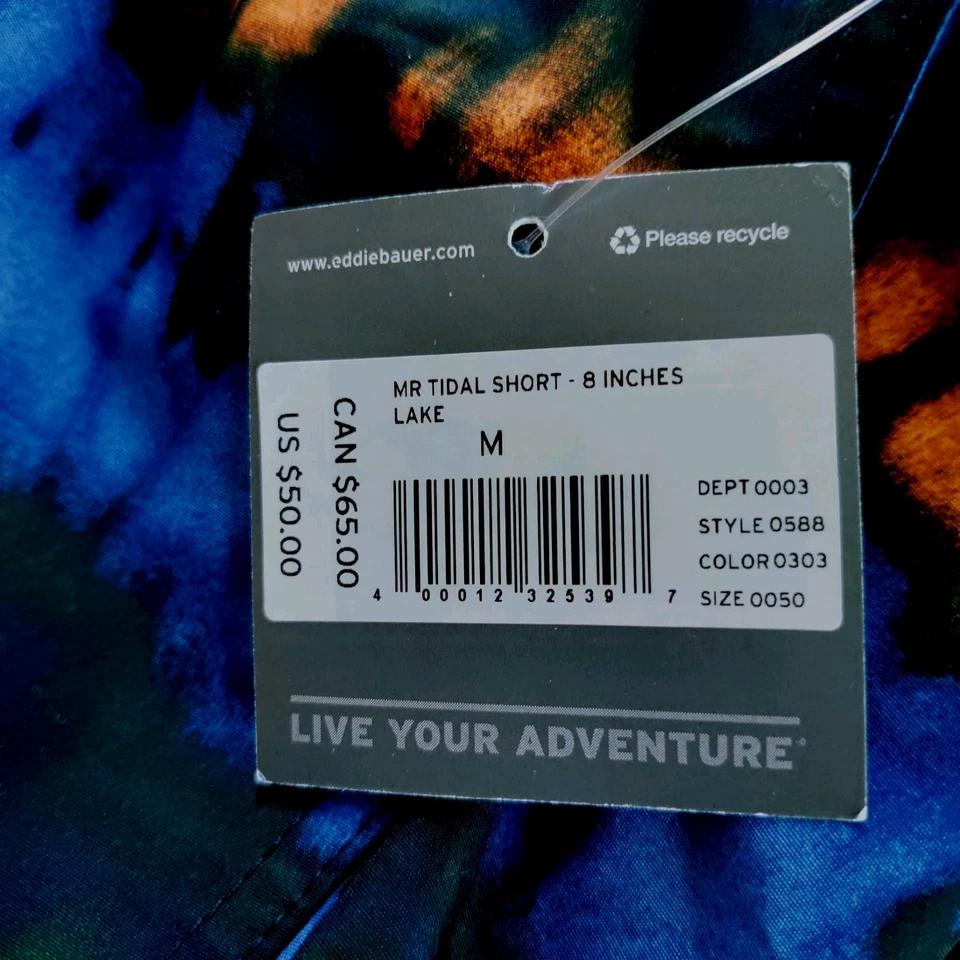 Eddie Bauer Mr Tidal Short Lake Swim Trunks 8 Inches Men's Size M - Image 4 of 4