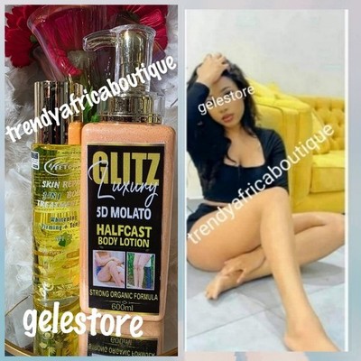 Glitzluxury 5D molato Body lotion & veetgold 3n1 Body treatment oil  