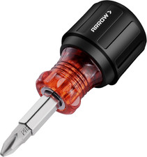 5-in-1 Stubby Multi Bit Screwdriver Nut Driver S2 Steel Phillips Slotted Hex 14 5-in-1 Stubby Multi Bit Screwdriver Nut Driver S2 Steel Phillips Slotted Hex 14