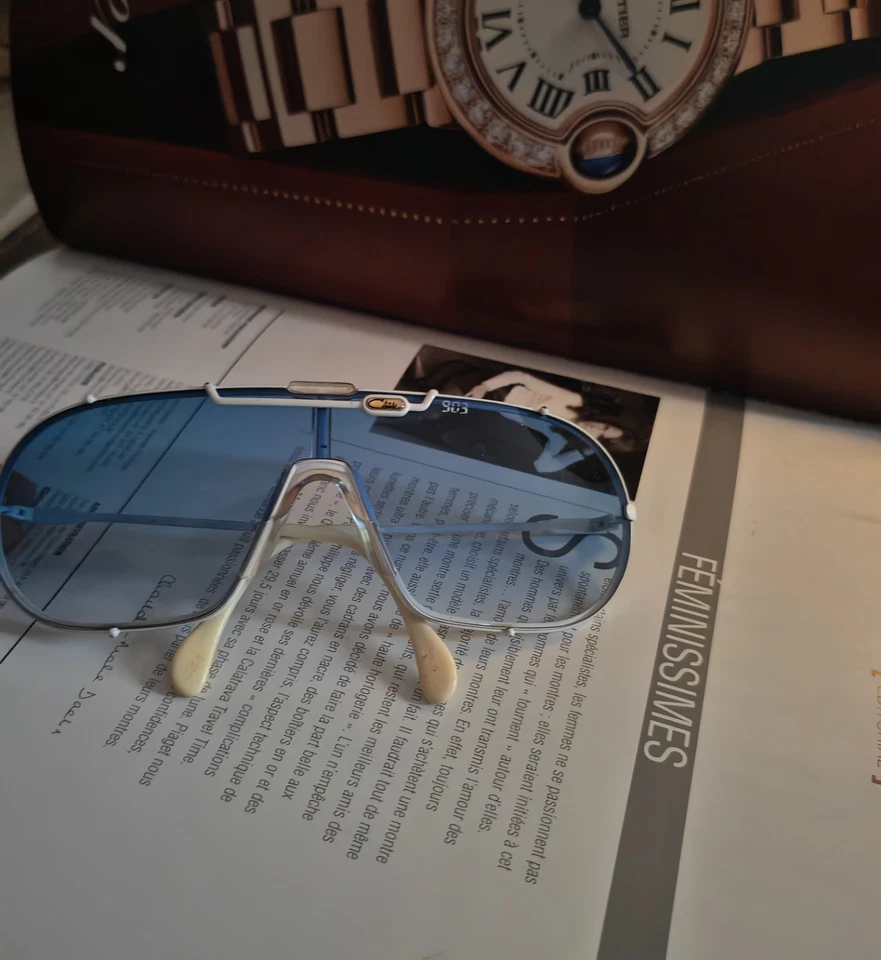 lunettes de soleil Vintage 80s Cazal 903 - Photo 3/4