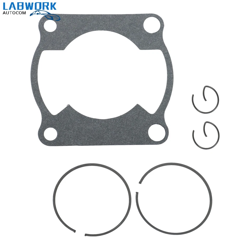 DT175 Cylinder Piston Top End Rebuild Kit fit for Yamaha DT175F DT175G 1978-81 - Image 4 of 4