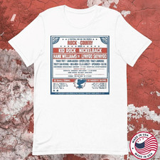 Kid Rock The Country Festival 2025 T Shirt S-5XL For Men Cotton White MC829