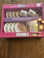 1983 Barbie Tea Set 26 Pcs NIB