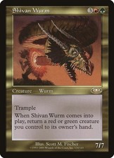 2x Shivan Wurm Planeshift MP MTG