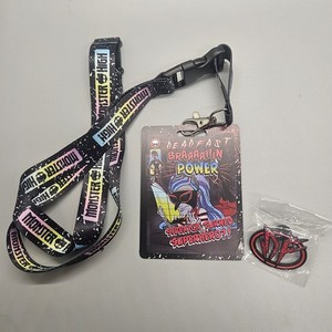 MATTEL MONSTER HIGH DEAD FAST Enamel Pin & Lanyard SDCC 2024 EXCLUSIVE