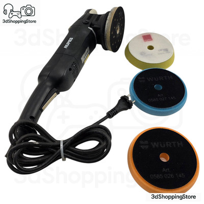 Rupes LHR15II Exzenter Poliermaschine 500W Ø125mm inkl. Polierpads Set