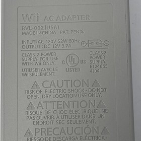Nintendo Wii Power Supply Original Genuine OEM AC Adapter Cord Brick RVL-002
