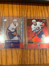 Mathew Barzal Clear Cut + Red Die Cut CC-13 DC-Tim Hortons Hockey Card 2019 2020
