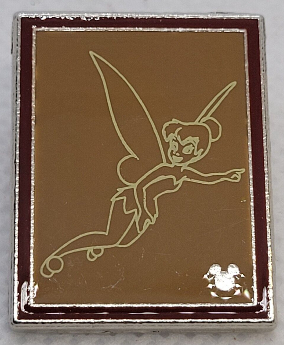 DISNEY Pin Trading ~ Chalk Sketches/Tan ~ Tinkerbell 4/6 ~ Hidden Mickey ~ 2014