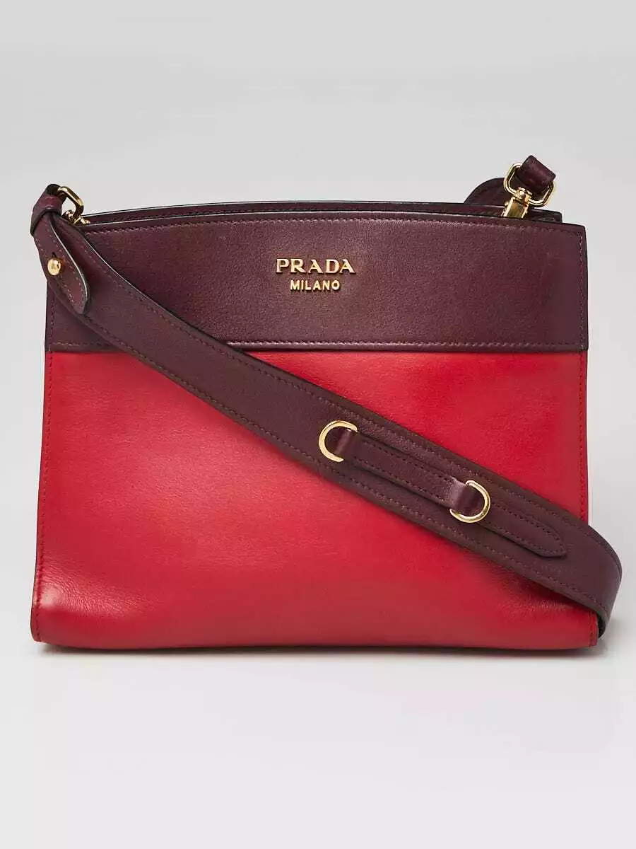 Prada bags red cheap