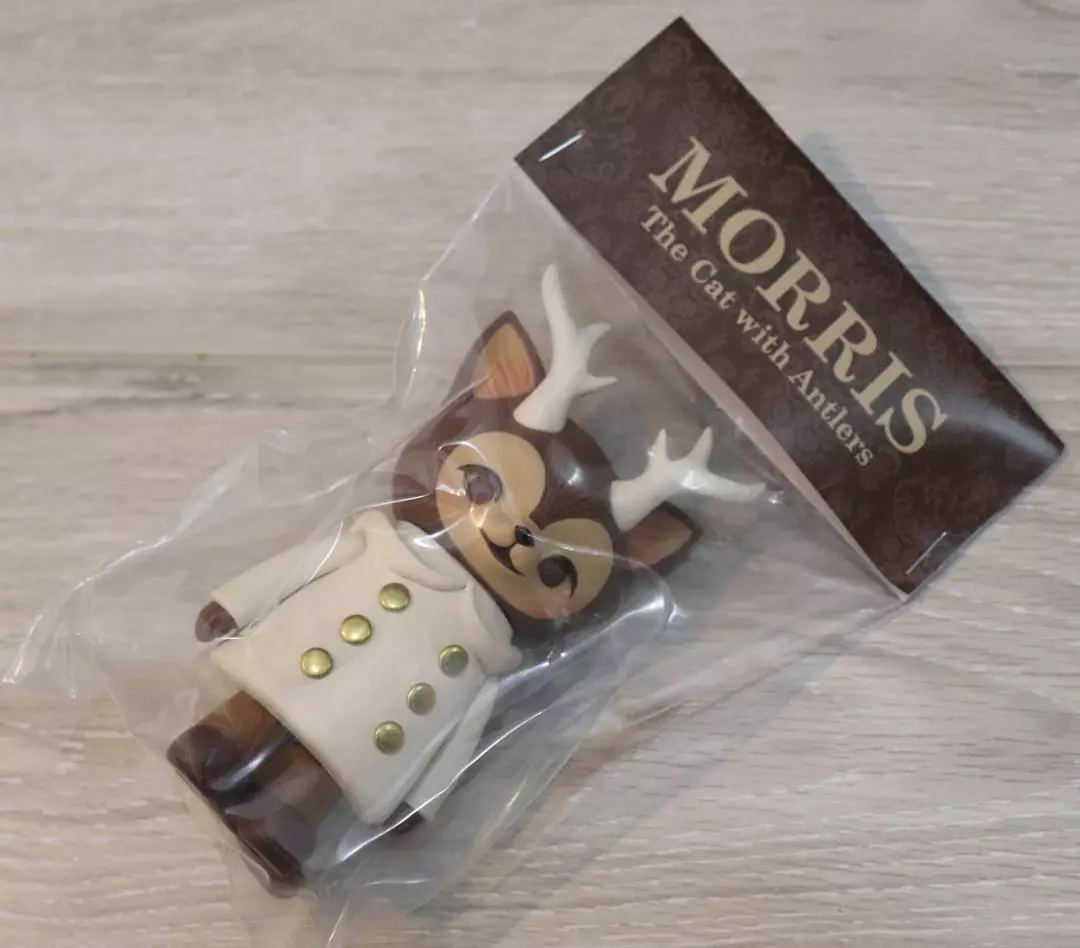 Morris The Cat With Antlers Hinata Takaori Brwon Soft Vinyl 2 | eBay