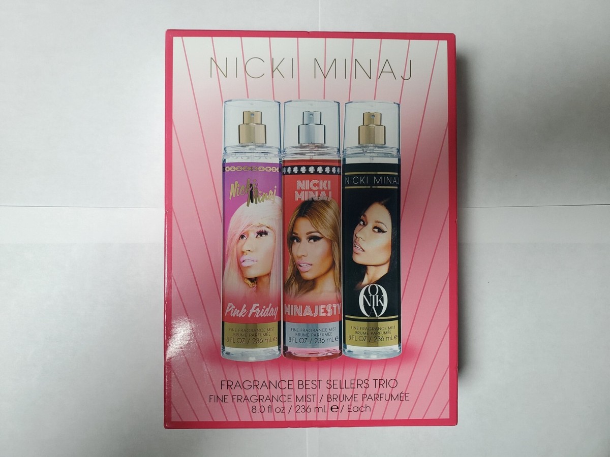 Nicki Minaj Fragrance Mist Trio (Pink Friday, Minajesty & Onika) 8
