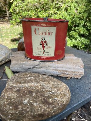 cavalier king size cigarette tin Cigarettes Empty 4-Pack Box RJ Reynolds Tobacco vintage Vintage Cavalier King Size Cigarettes