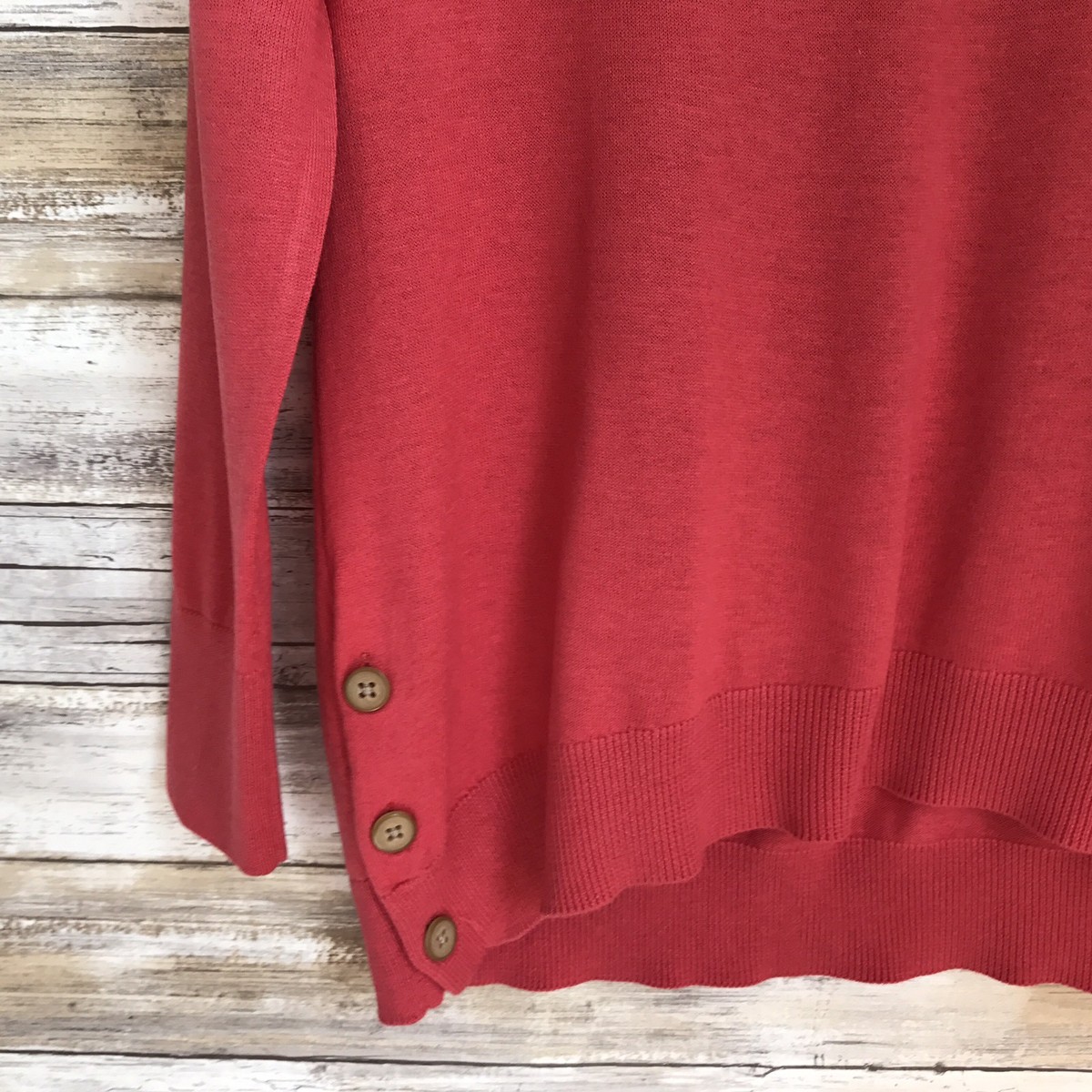 Pull Femme Manches Longues Saumon J.Jill - Taille S - Occasion Très Bon état